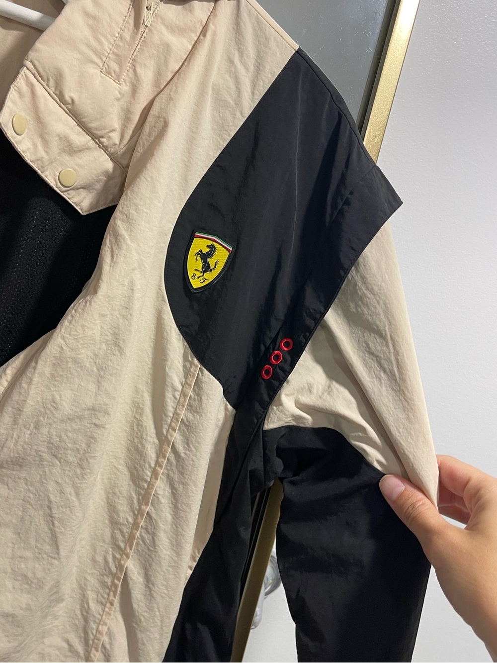 Puma Scuderia Ferrari Men’s Statement Jacket Granola size medium - Picture 5 of 11